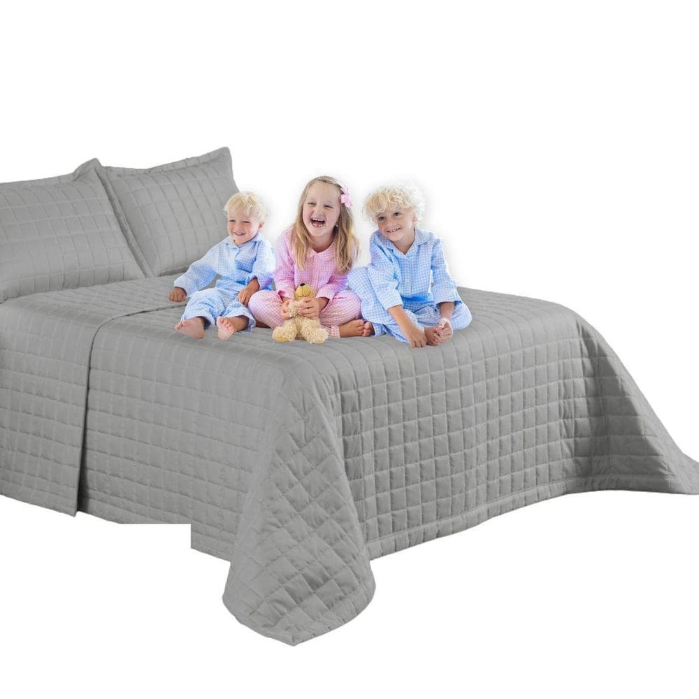 Kit Cobre Leito Casal Soft Dupla Face Matelado 3 Peças