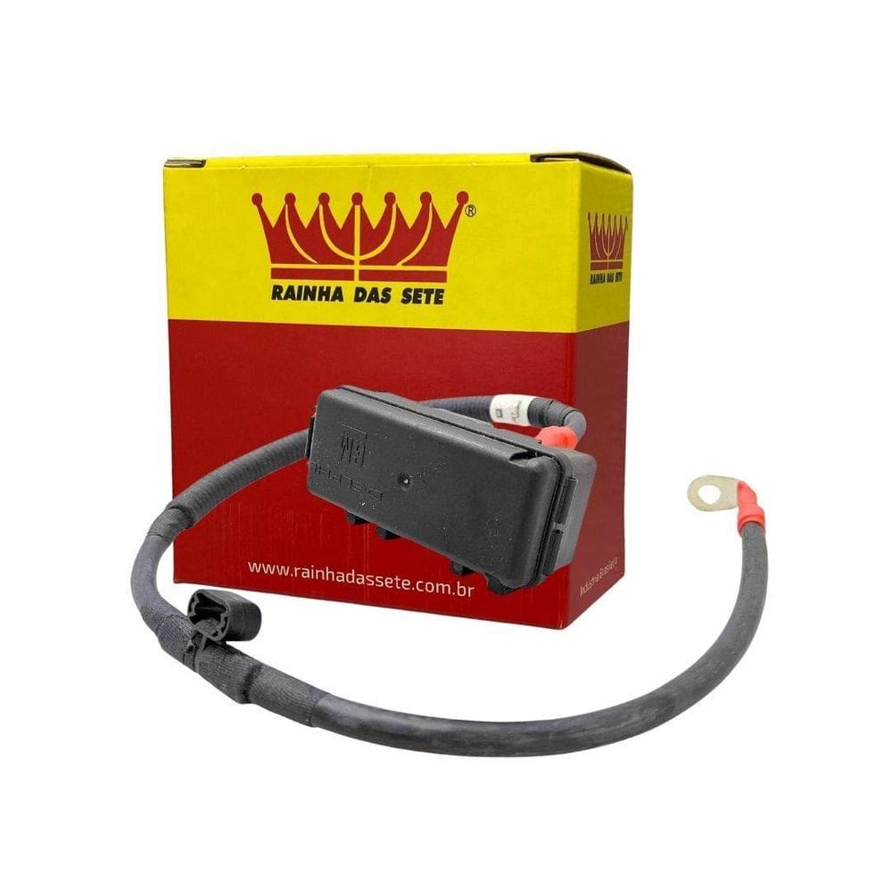 Cabo Positivo Bateria Para Gm Celta 125A Com Caixa Fusível