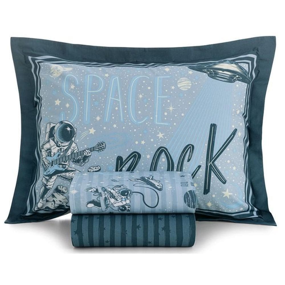 Jogo De Cama Casal Espacial 200 Fios Karsten