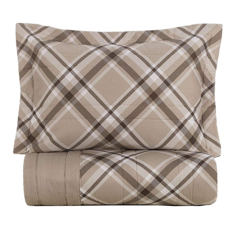 Jogo de Colcha 300 Fios Benjamin - Casal - 3 Peças - Karsten