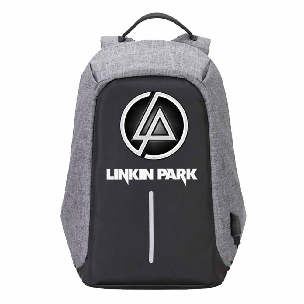 Mochila escolar Linkin Park Cartoon Kids Oxford Cloth