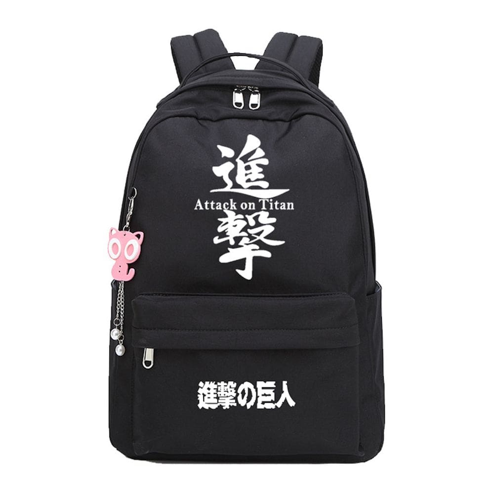 Mochila Attacks on Titans Levis Ackermans Cartoon Kids