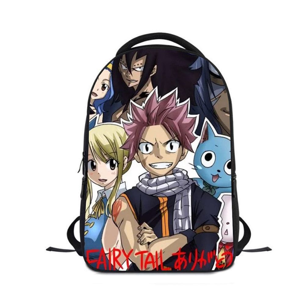 Mochila escolar infantil Fairys Tails com impressão 3D Oxford 24x12x30cm