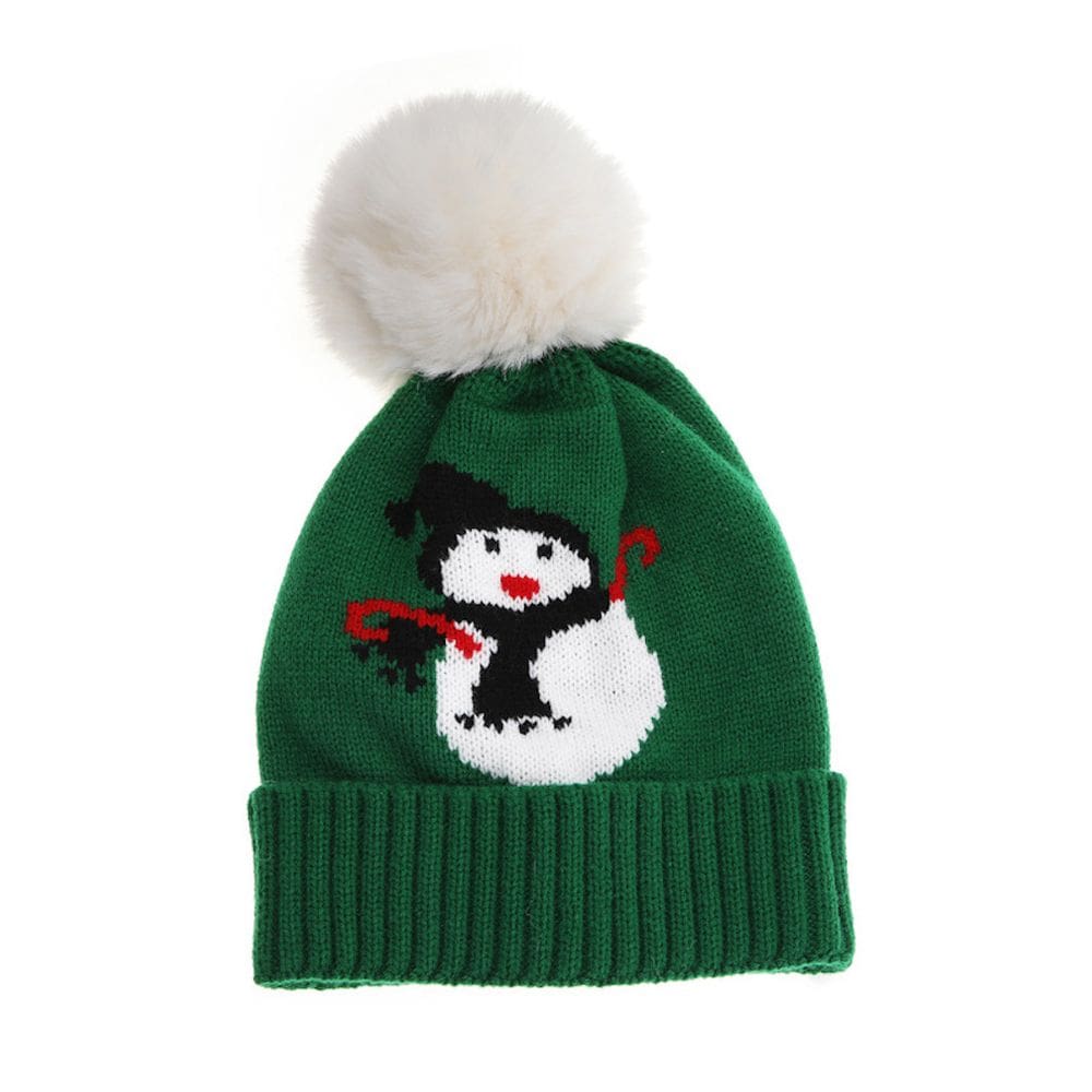 Chapéu de malha Snowman Christmas Anime Winter Beanie 50-54cm