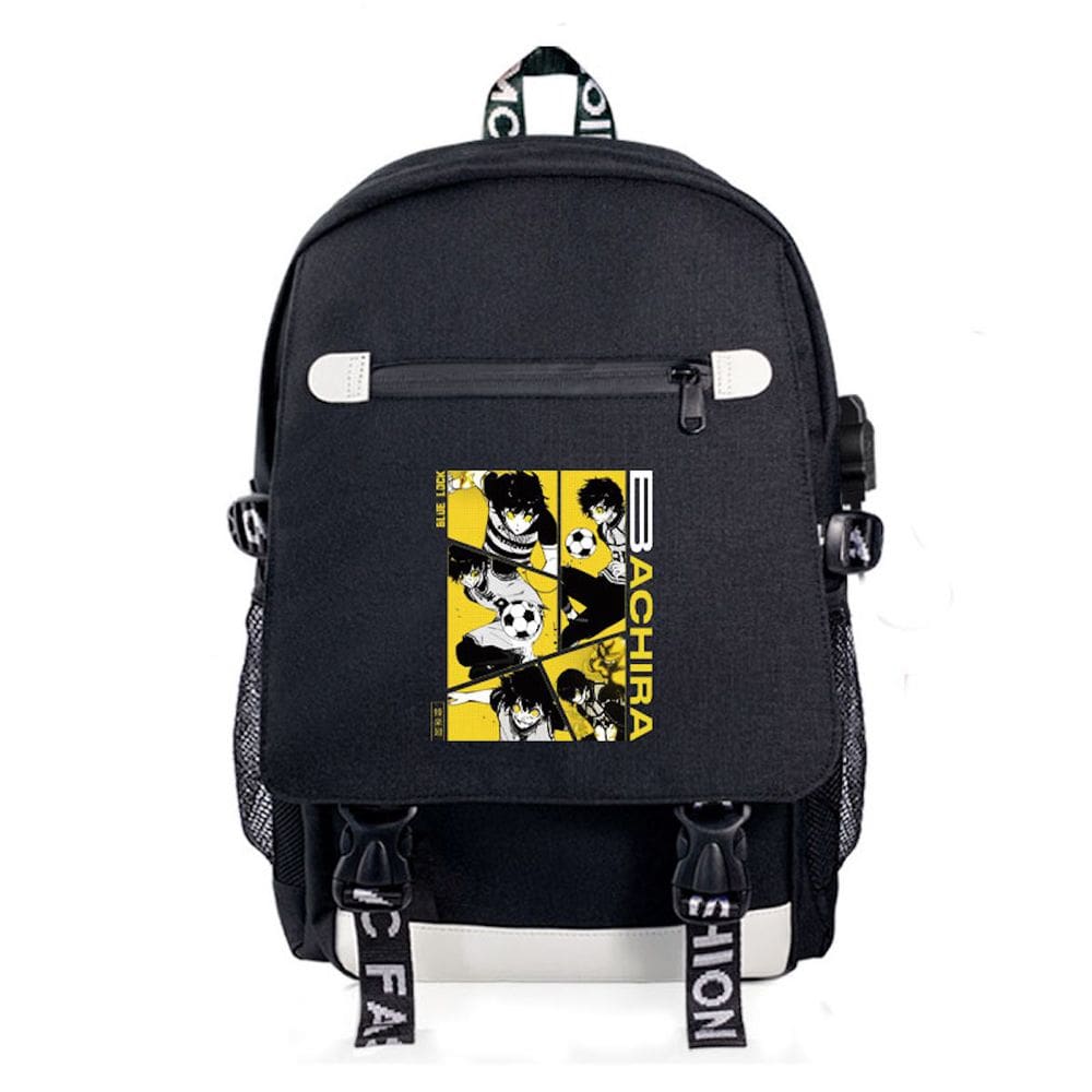 Mochila Blues Locks Anime School Mochila para estudantes 32x14x46cm