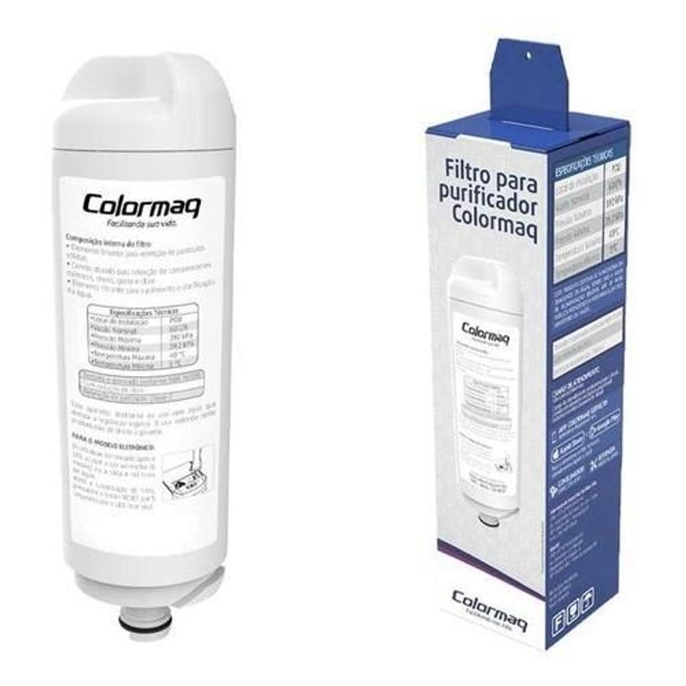 Refil Filtro Purificador Colormaq Eletrônico Acqua