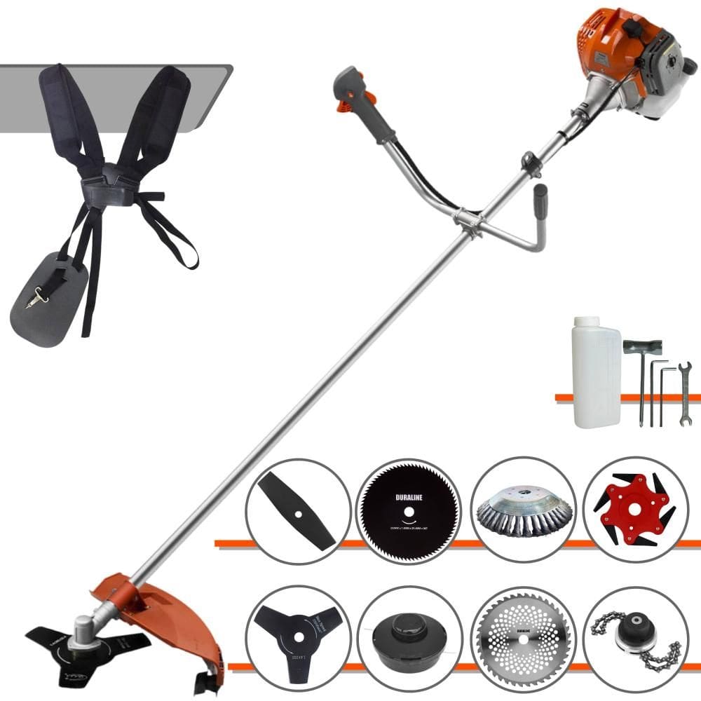 Roçadeira Multifunções Completa Tekna RL430ACNTK À Gasolina 2T 43cc 1,7HP Alta Rotação Ideal Para Todos os Tipos de Trabalhos Com 8 Opções de Cortes