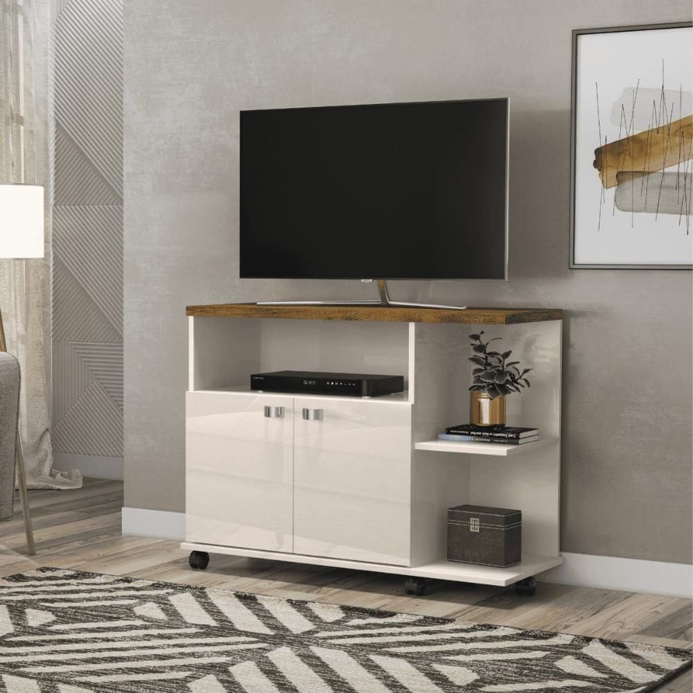 Rack Balcão Macedonia Off White/canela Toque Bp