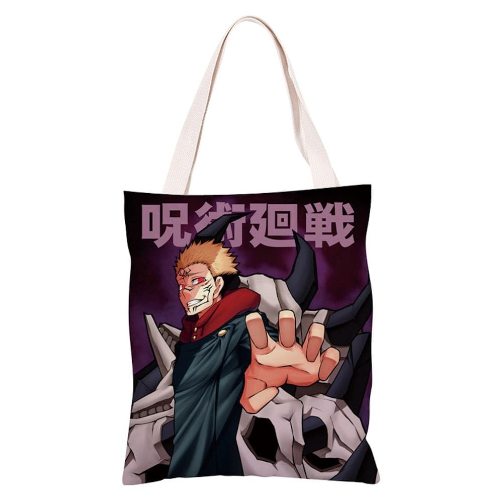 Sacola de lona Jujutsus Kaisens Gojo Satoru Anime Fan