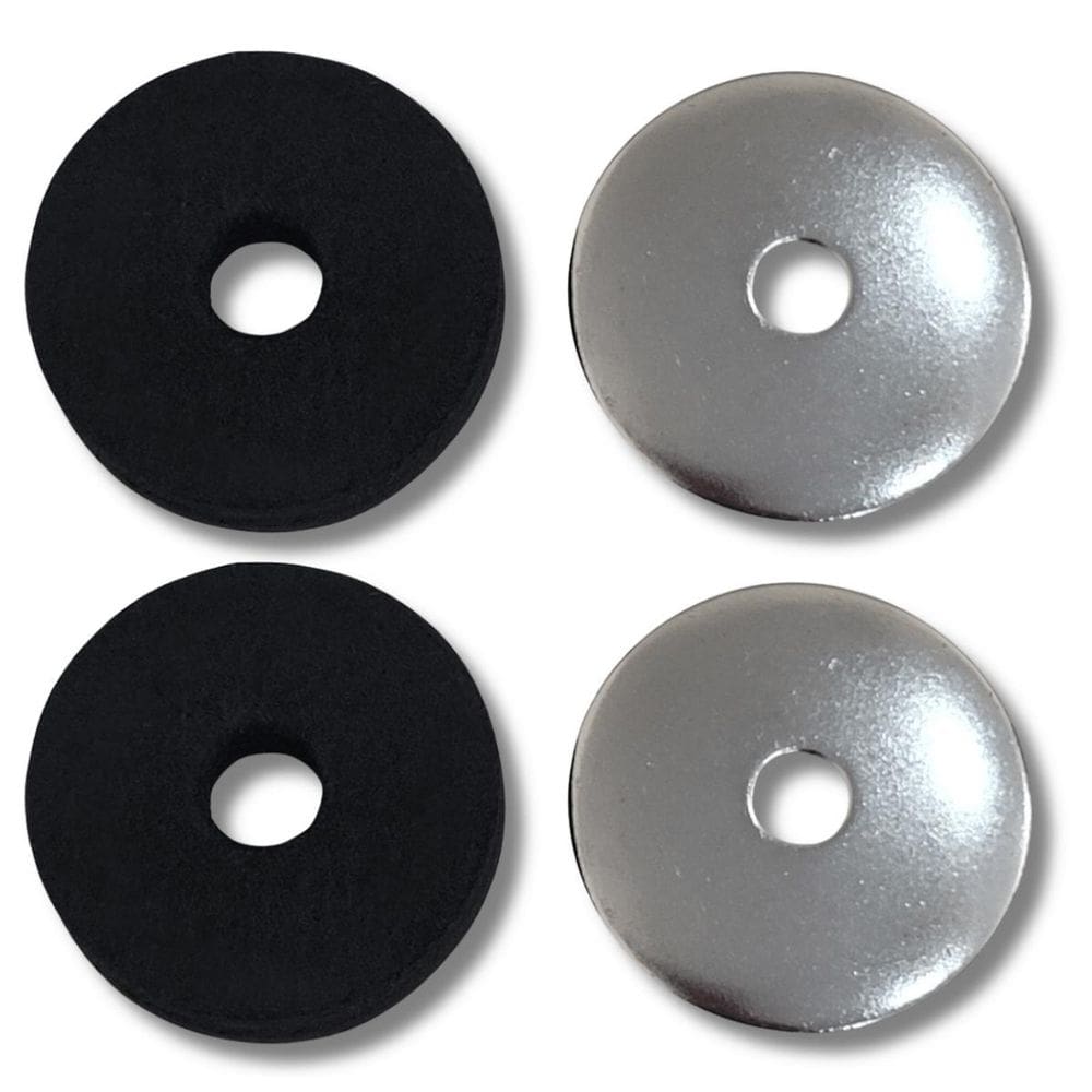 Kit 2 Arruela Cônica 8Mm + 2 Feltro Estante De Prato Hbfw4