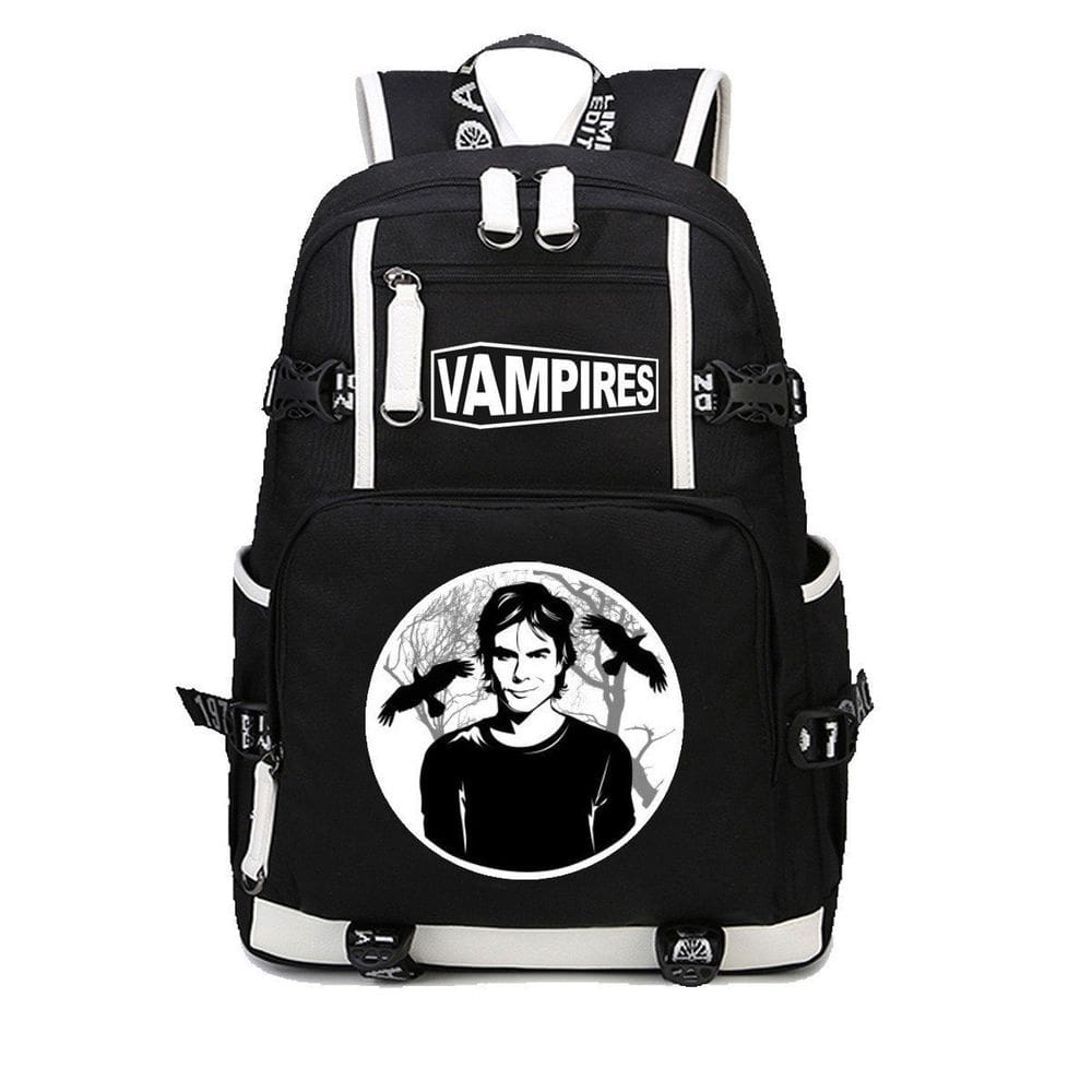 Mochila Vampires Diaries Stefans Salvatores Anime School