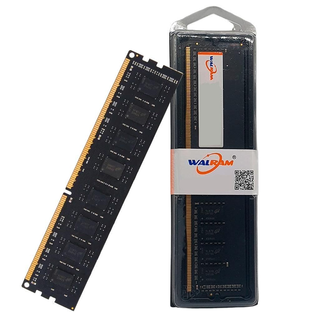 Memória Ram Desktop 8Gb Ddr3 1600Mhz U-Dimm Walram - Preta