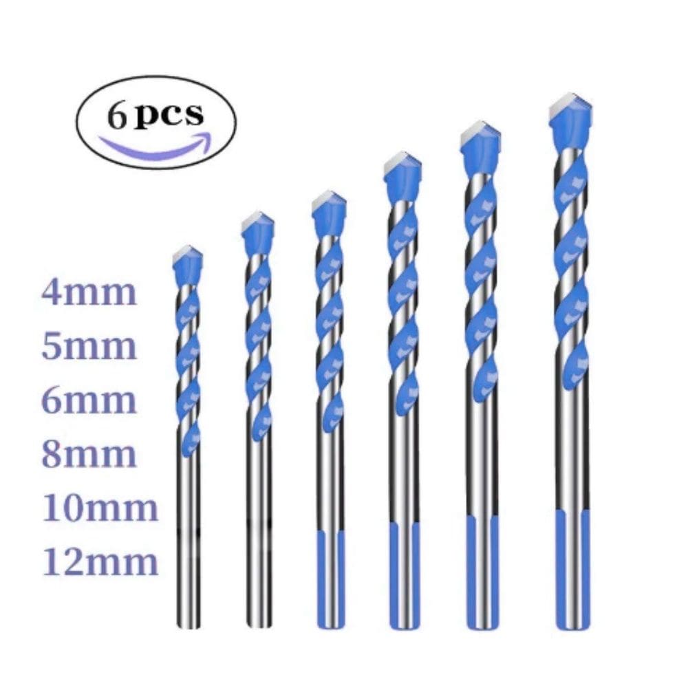 Kit De Brocas Para Porcelanato Azulejo E Cerâmica 6 Peças