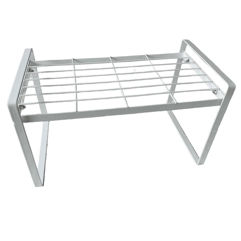 Organizador Rack Prateleira Branco Fosco Metal 33X20Cm Top