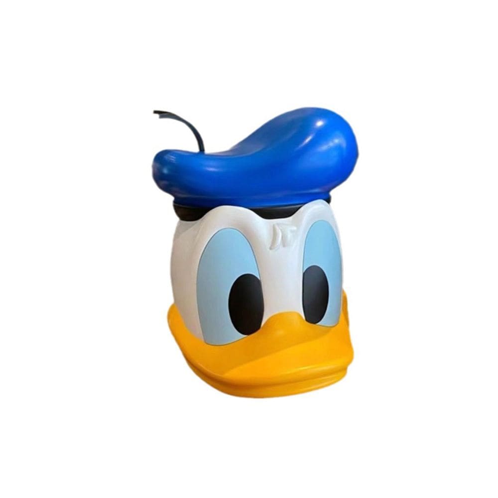 Resina de anime Piggy Bank Donalds Ducks para crianças 14x17x18cm