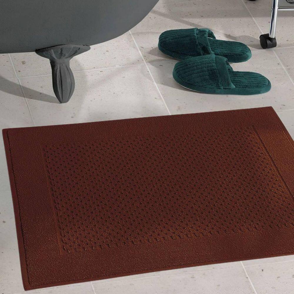 Piso Toalha Banheiro Dohler Felpudo Prime 0,50X0,70M Marrom