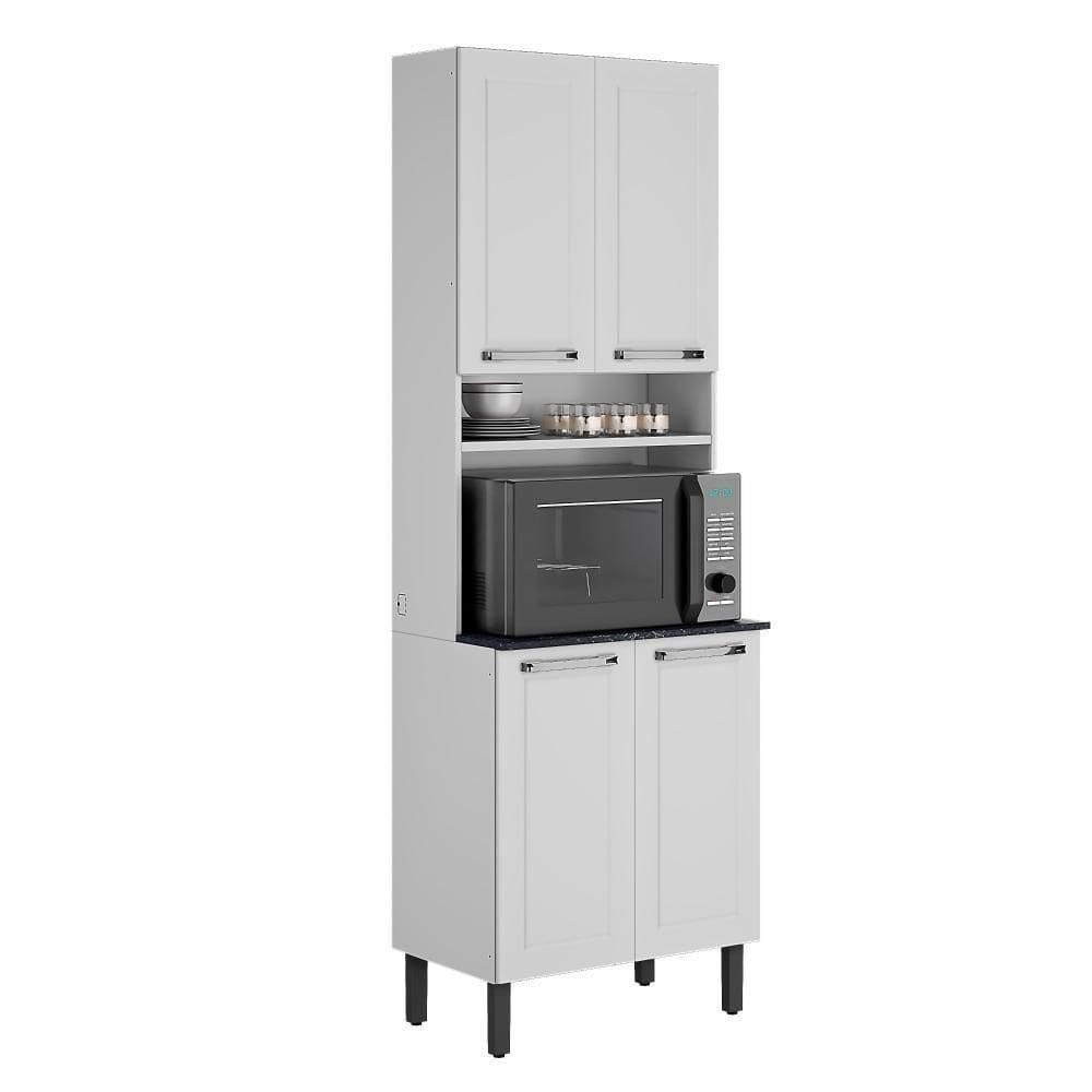 Paneleiro Em Aço 70cm Branco Com Espaço Para Forno Florença Itatiaia