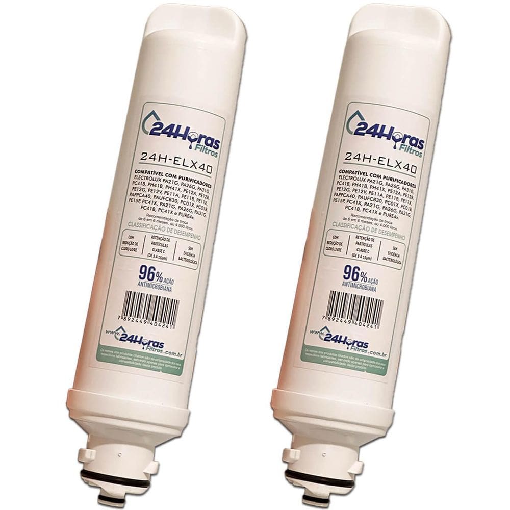 Kit 2 Filtro Refil Compatível Electrolux Pe11 Pe12 Pe15 Ph41