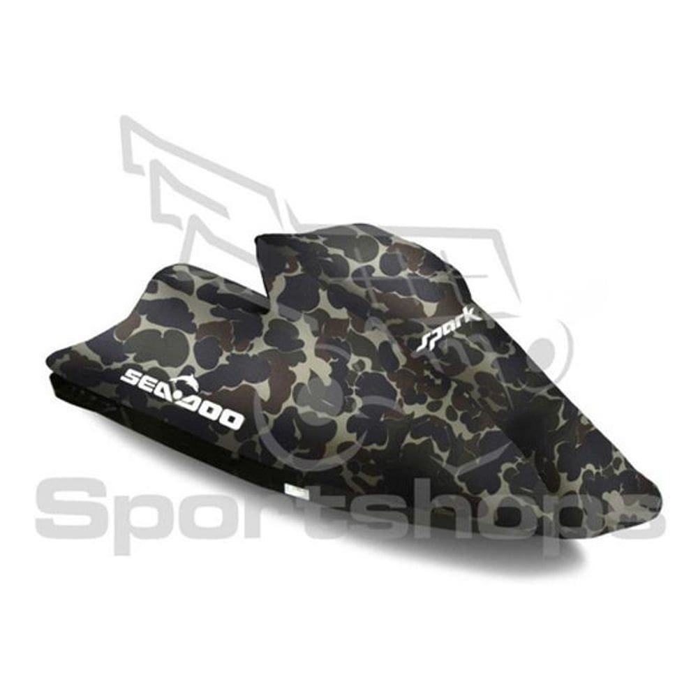 Capa Jet Ski Sea Doo Spark 2 Lugares - Camuflada Logo Spark