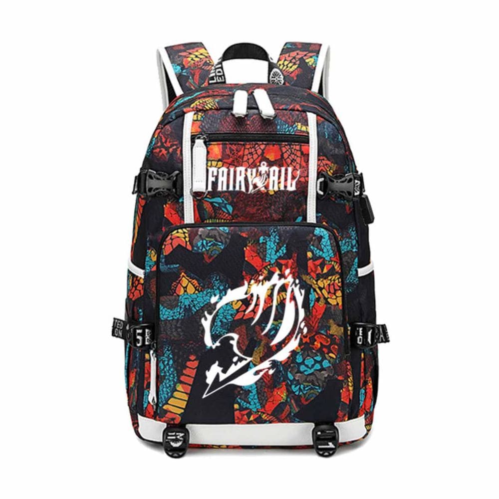 Mochila Fairys Tails Etherious Natsus Dragneels para crianças