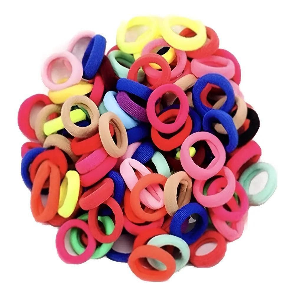 2X Kit 360 Mini Rabicó Xuxinha Elástico Para Cabelo Infanti