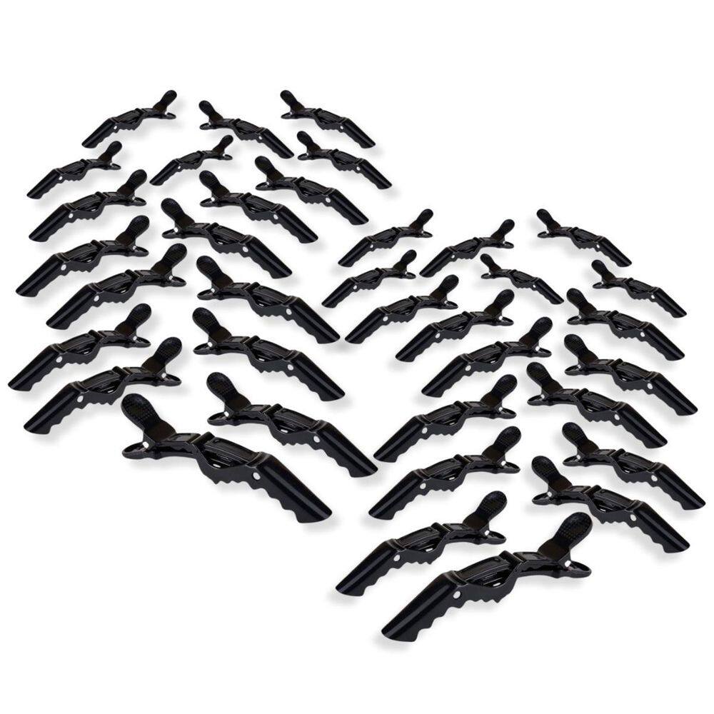 Kit 48 Presilhas Prendedor De Cabelo Bico Jacaré Crocodilo