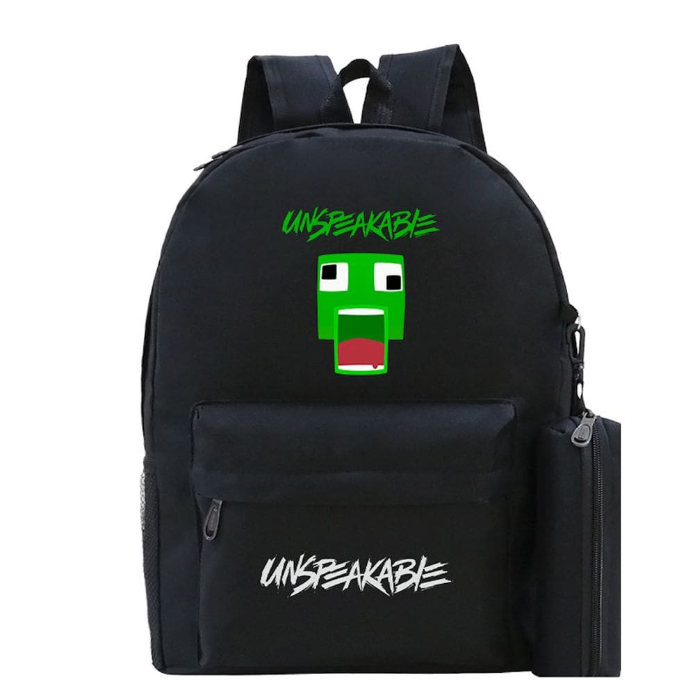 Mochila escolar Unspeakables Kids Anime com bolsa de lápis