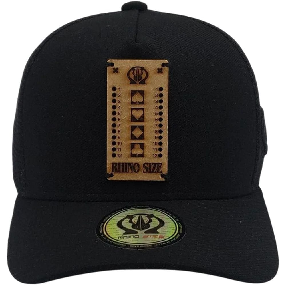 Boné Rhino Size Trucker Tabuleiro MDF Aba Curva Masculino