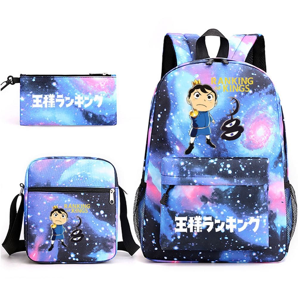 Conjunto de mochilas Rankings Of Kings Cartoon Kids School Nylon