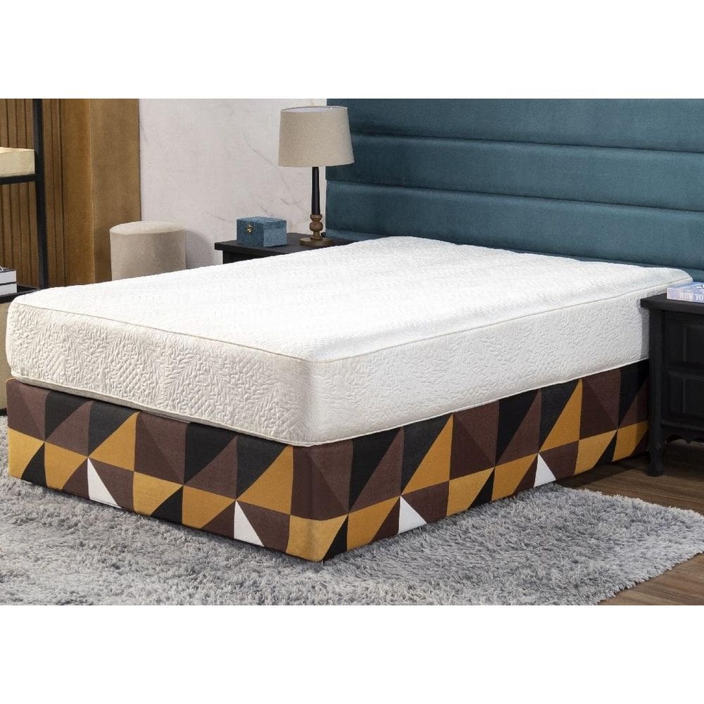 Saia Box Fit King Capa Cama Box Elástico Malha 1 Pç