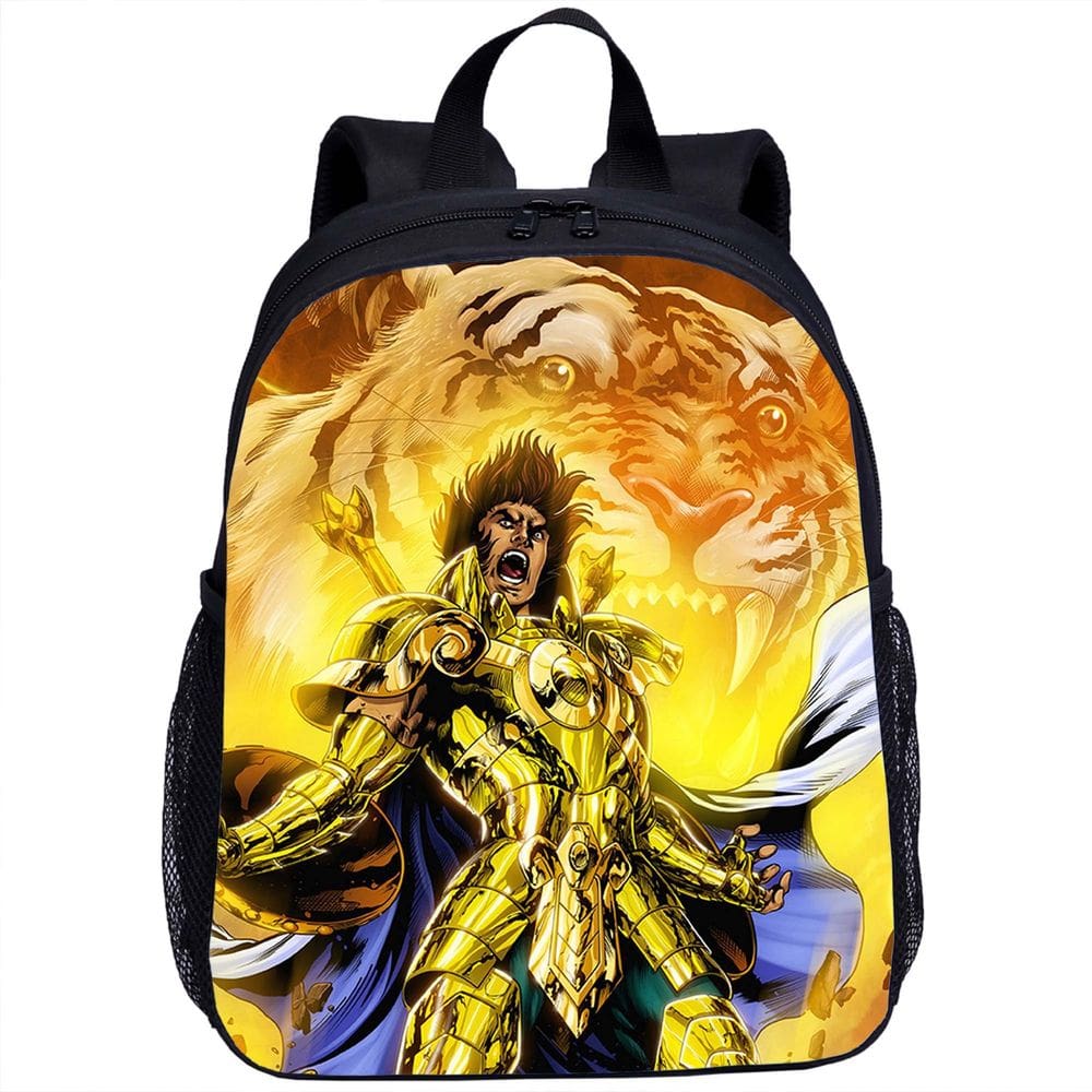 Mochila Saints Seiyas Anime School Poliéster 24x12x33cm