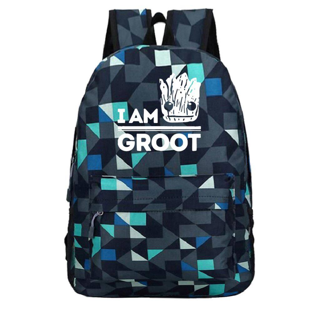 Mochila I am Groot Anime School de poliéster para crianças