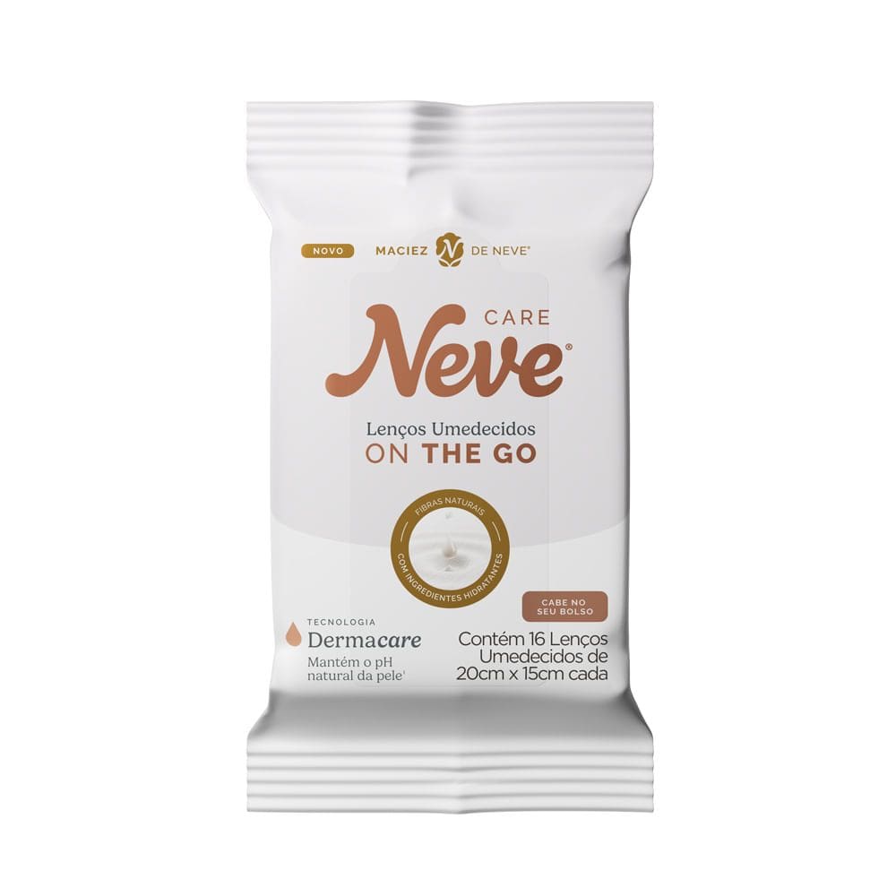 Lenço Umedecido Neve Care On The Go 16 Unidades