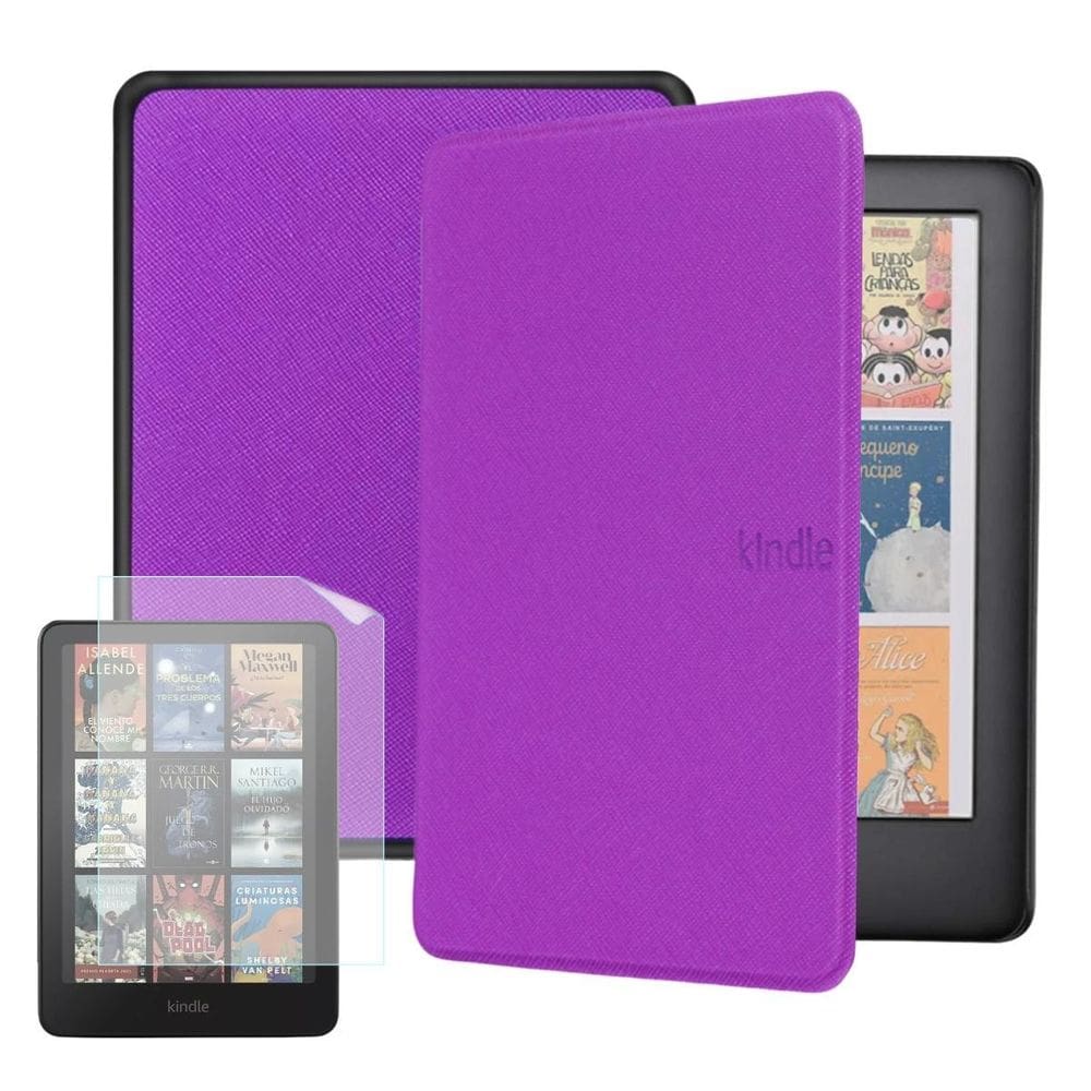 Capa Couro Para Kindle Signature Edition 1 Geração+Película