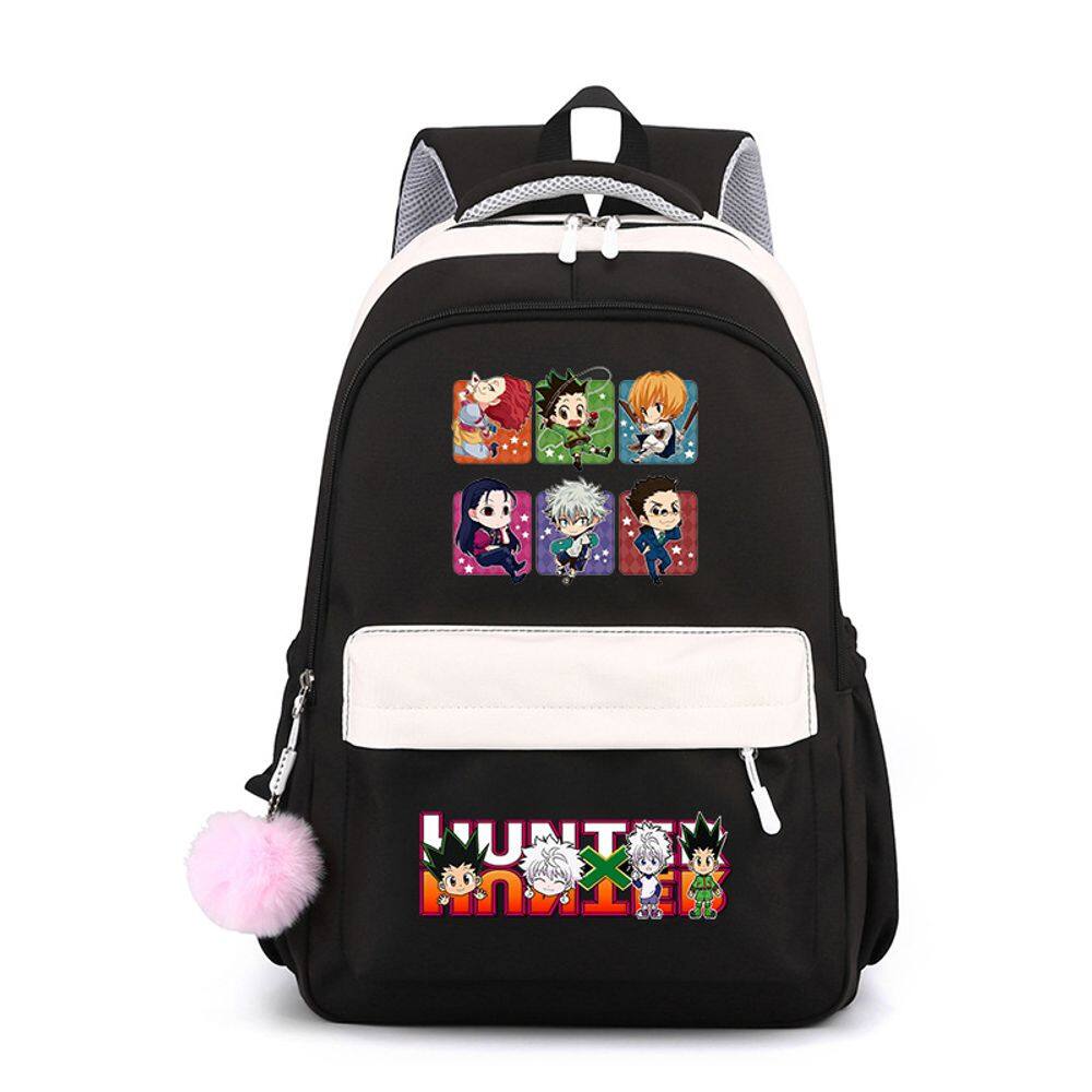 Mochila Hunters Hunters Anime School Nylon 30x23x42cm