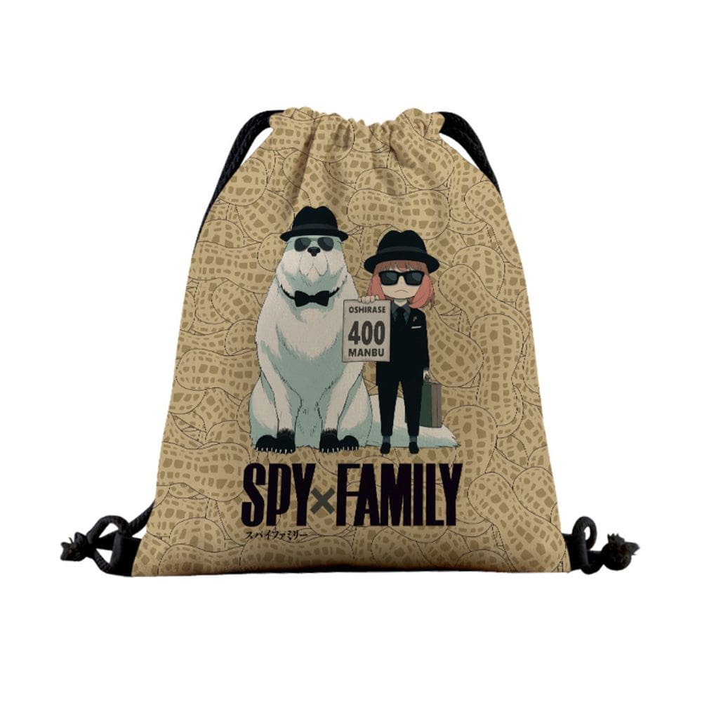 Bolsa com cordão Spys Familys Anyas Forgers Anime String Swi