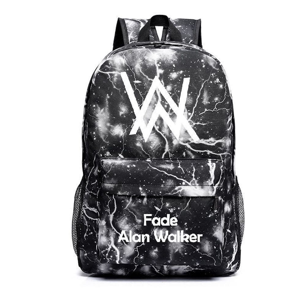 Mochila Fadeds Alans Walkers Cartoon Kids School 29x42x11cm