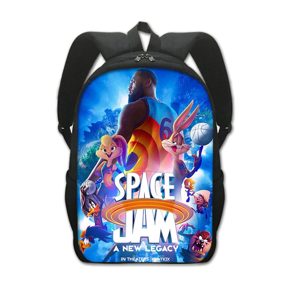 Mochila escolar Anime Space Slams Dunks para crianças