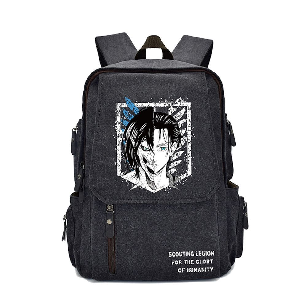 Mochila Attack on Titans Levis Ackermans Cartoon Kids