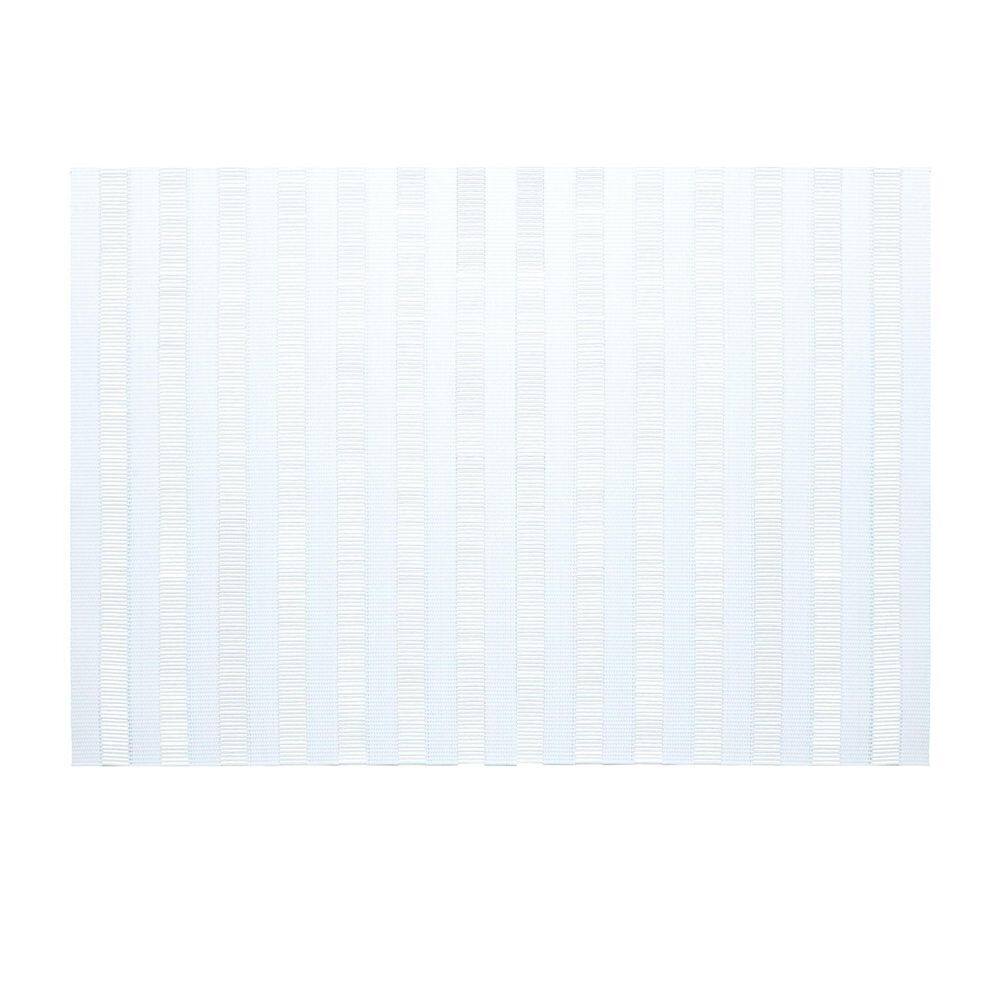 Jogo Lugar Americano Listras Branco 06 Peças Ja19038