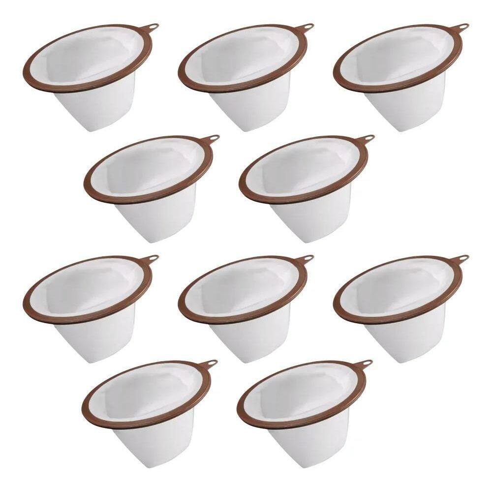 2X Kit 10 Filtro Permanente Coador Café 103 Tnt Reutilizável