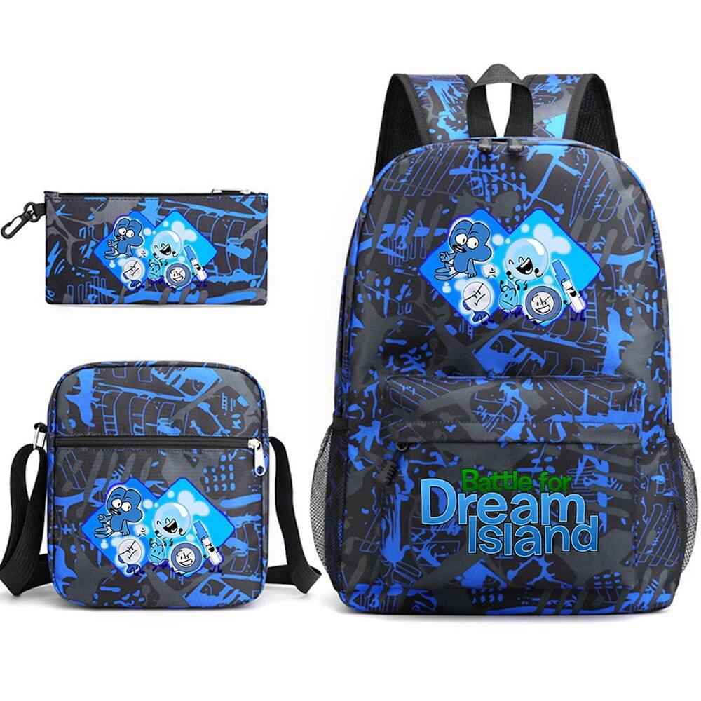 Conjunto de mochilas escolares Battle For Dream Islands, 3 unidades unissex