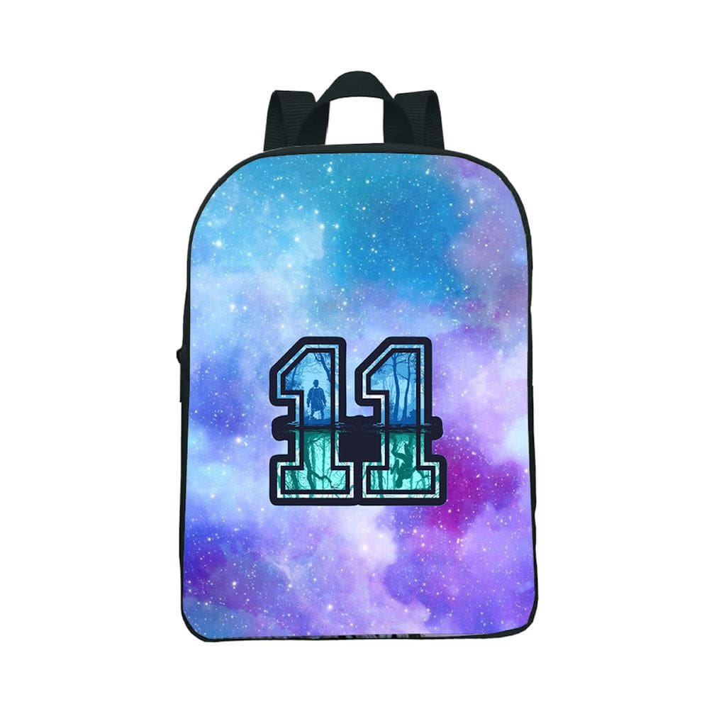 Mochila escolar Eleven Anime para crianças em poliéster
