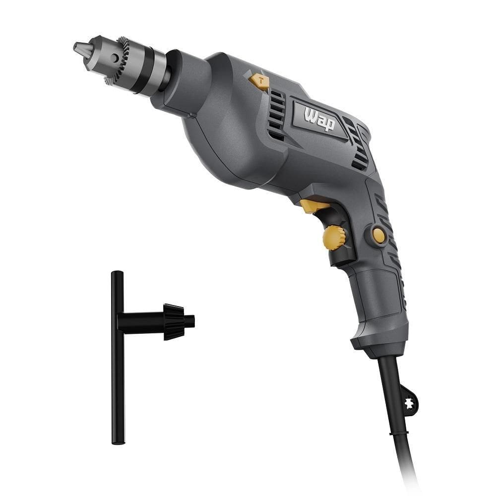 Parafusadeira e Furadeira de Impacto WF 700FE, 220V, Cinza e Amarelo