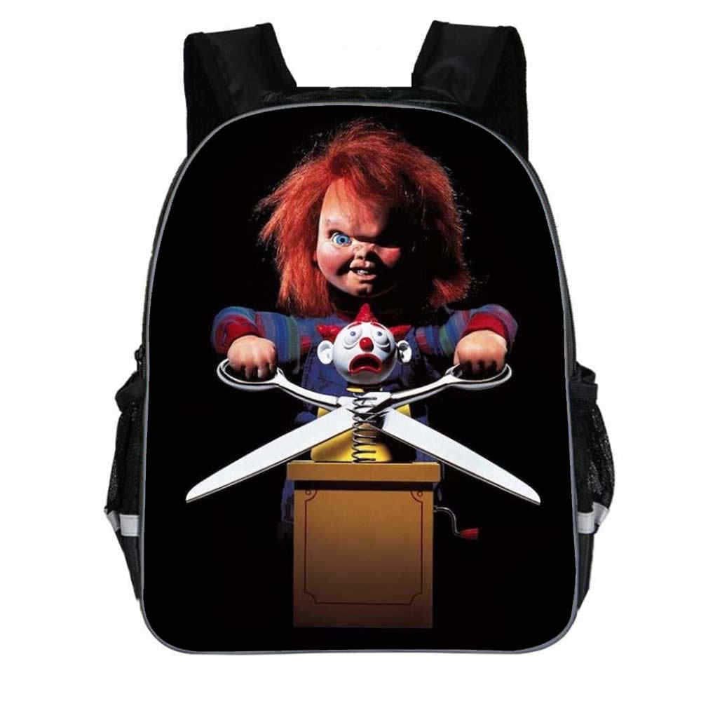 Mochila Childs Plays Chucky Anime School Bag Cartoon 29x16x33cm