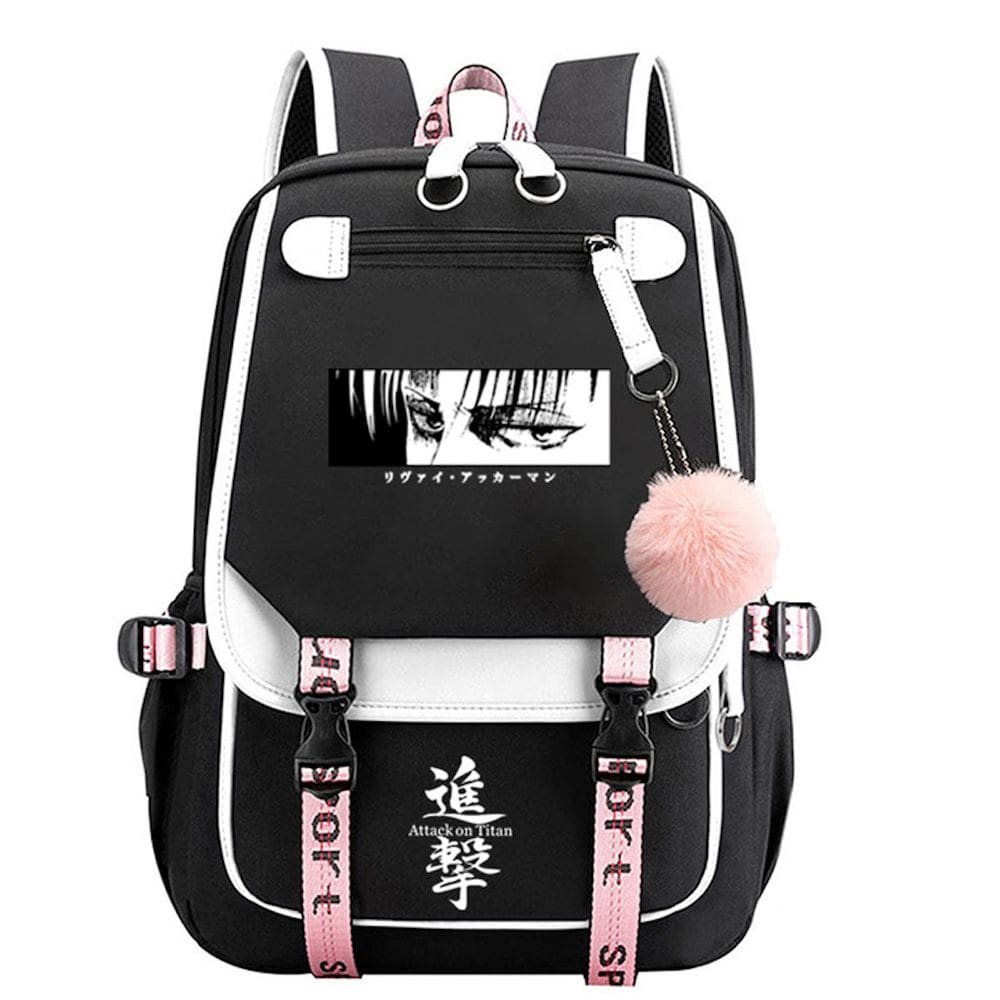 Mochila Attack on Titans Levis Ackermans Cartoon Kids