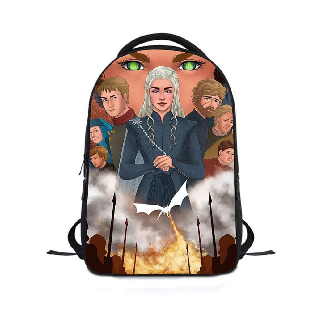 Mochila Games of Thrones Kids School Oxford 24x12x30cm