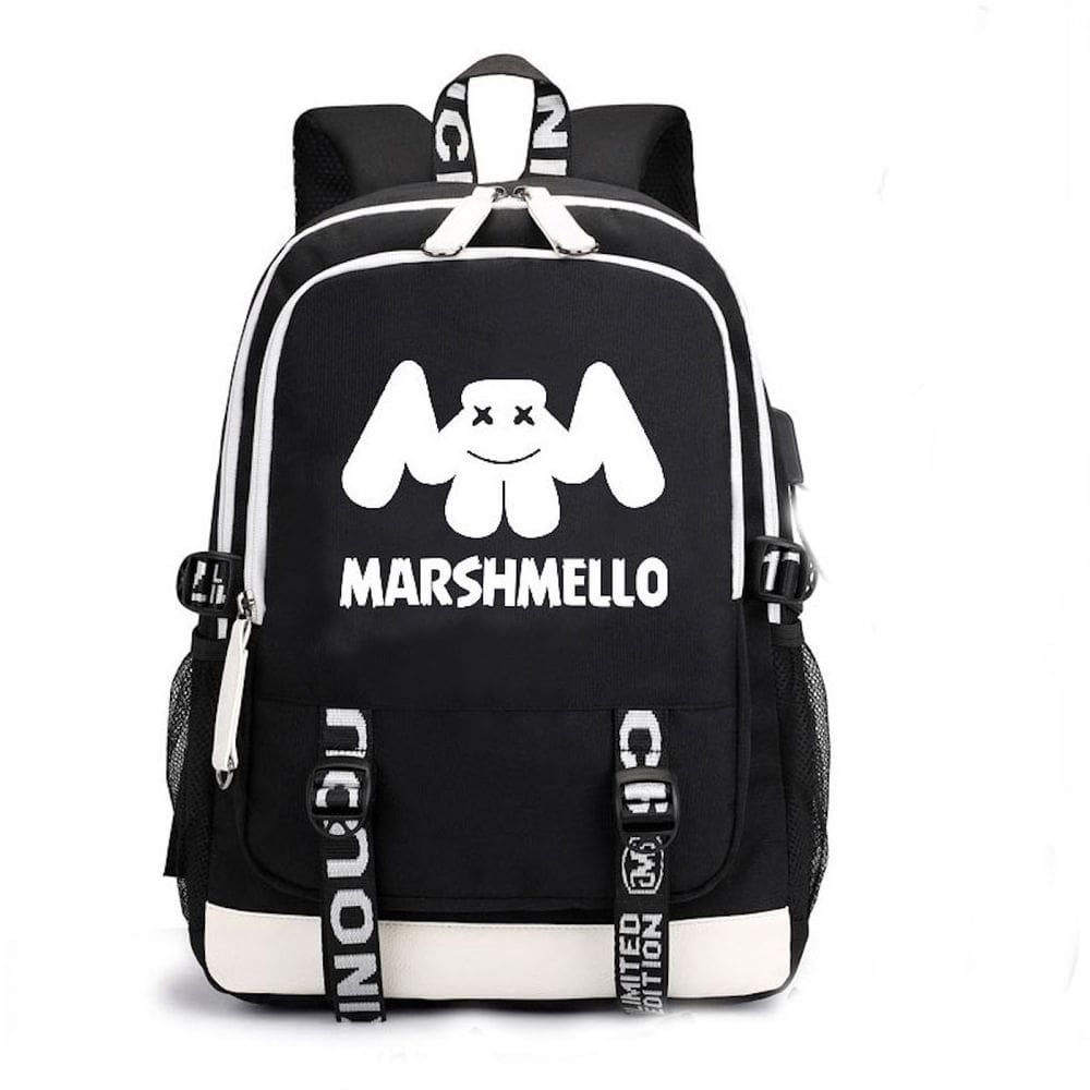 Mochila escolar Marsh Anime para crianças de nylon 31x16x45cm