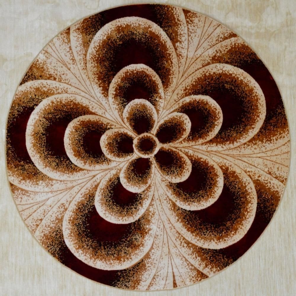 Tapete Redondo Marbella Elite Bs Lotus 200 Cm