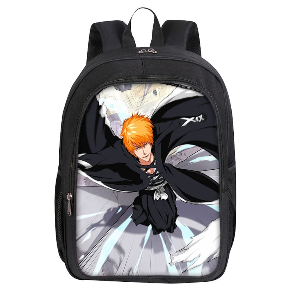 Mochila Bleach Kurosaki Ichigo Cartoon Kids School 30x16x40cm
